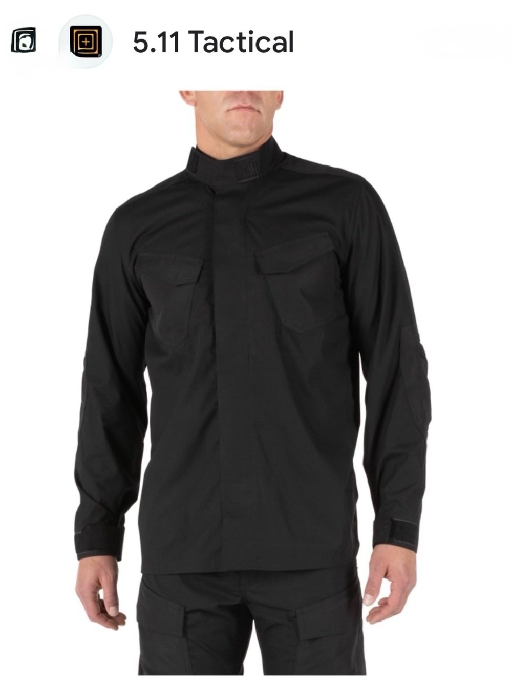 5.11 Tactical Black Military Tactical Field Shirt Jacket